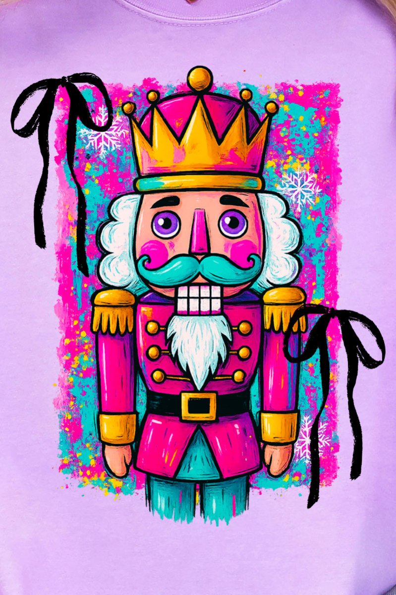 Neon Nutcracker Comfort Colors Adult Ring - Spun Cotton Tee - Wholesale Accessory Market