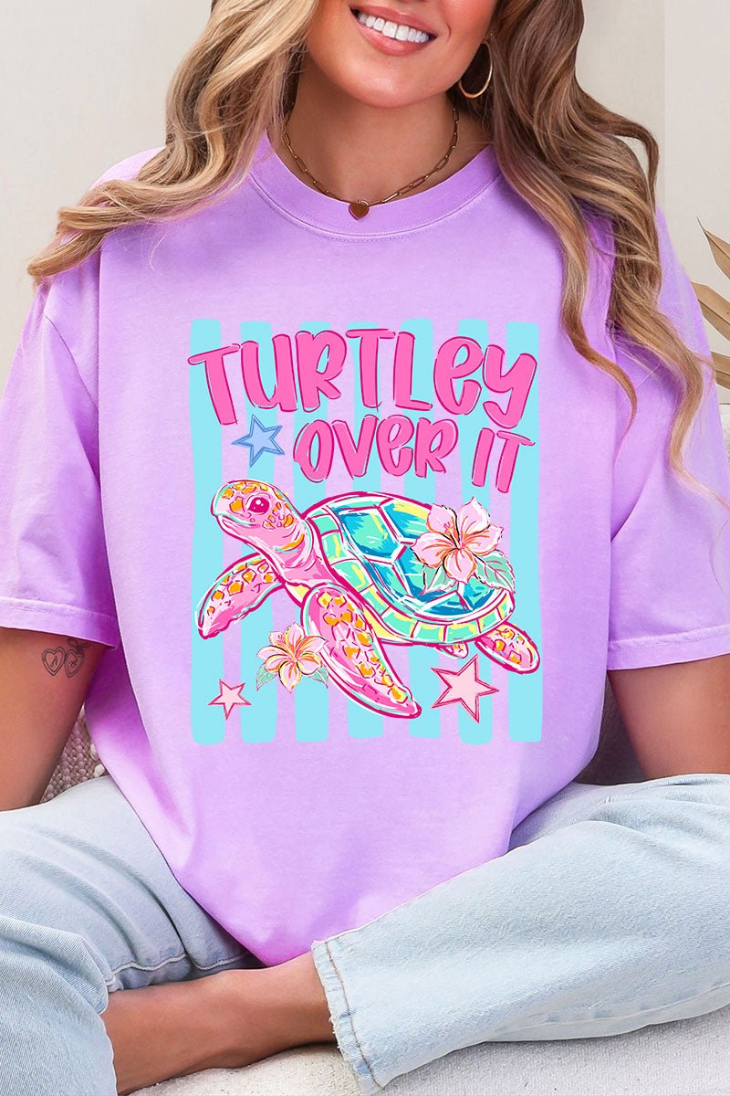 Turtley Over It Comfort Colors Adult Ring - Spun Cotton Tee - Wholesale Accessory Market