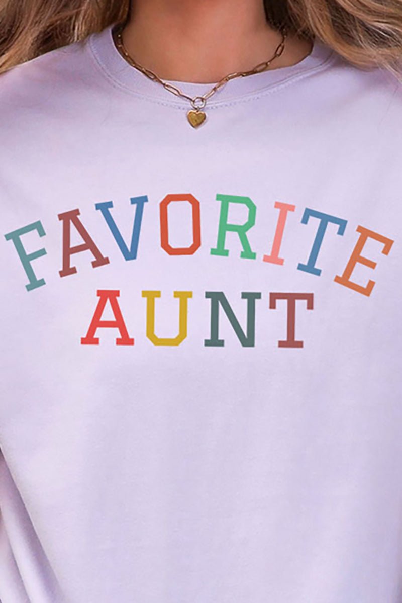 Always The Favorite Aunt Comfort Colors Adult Ring-Spun Cotton Tee - Wholesale Accessory Market