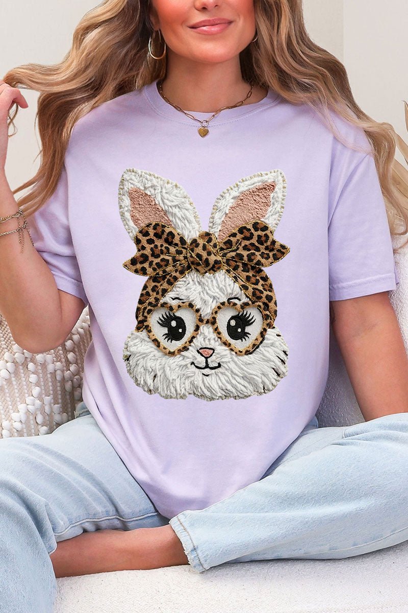 Faux Yarn Easter Bunny Comfort Colors Adult Ring - Spun Cotton Tee - Wholesale Accessory Market