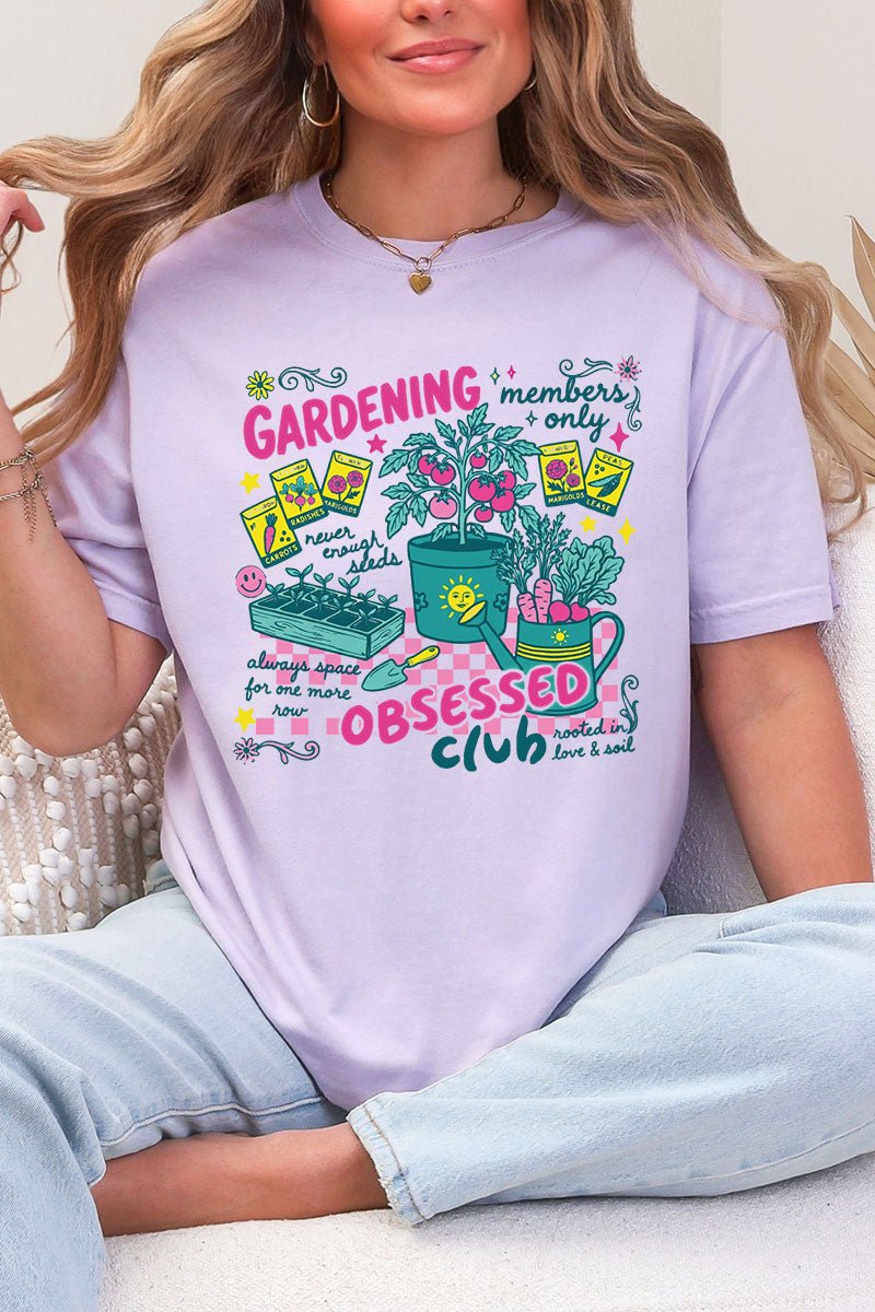 Gardening Club Comfort Colors Adult Ring - Spun Cotton Tee - Wholesale Accessory Market