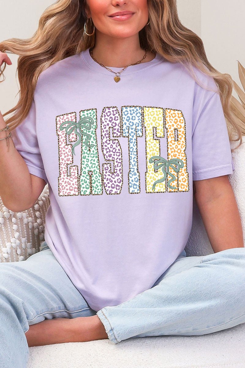 Pastel Easter Coquette Comfort Colors Adult Ring - Spun Cotton Tee - Wholesale Accessory Market