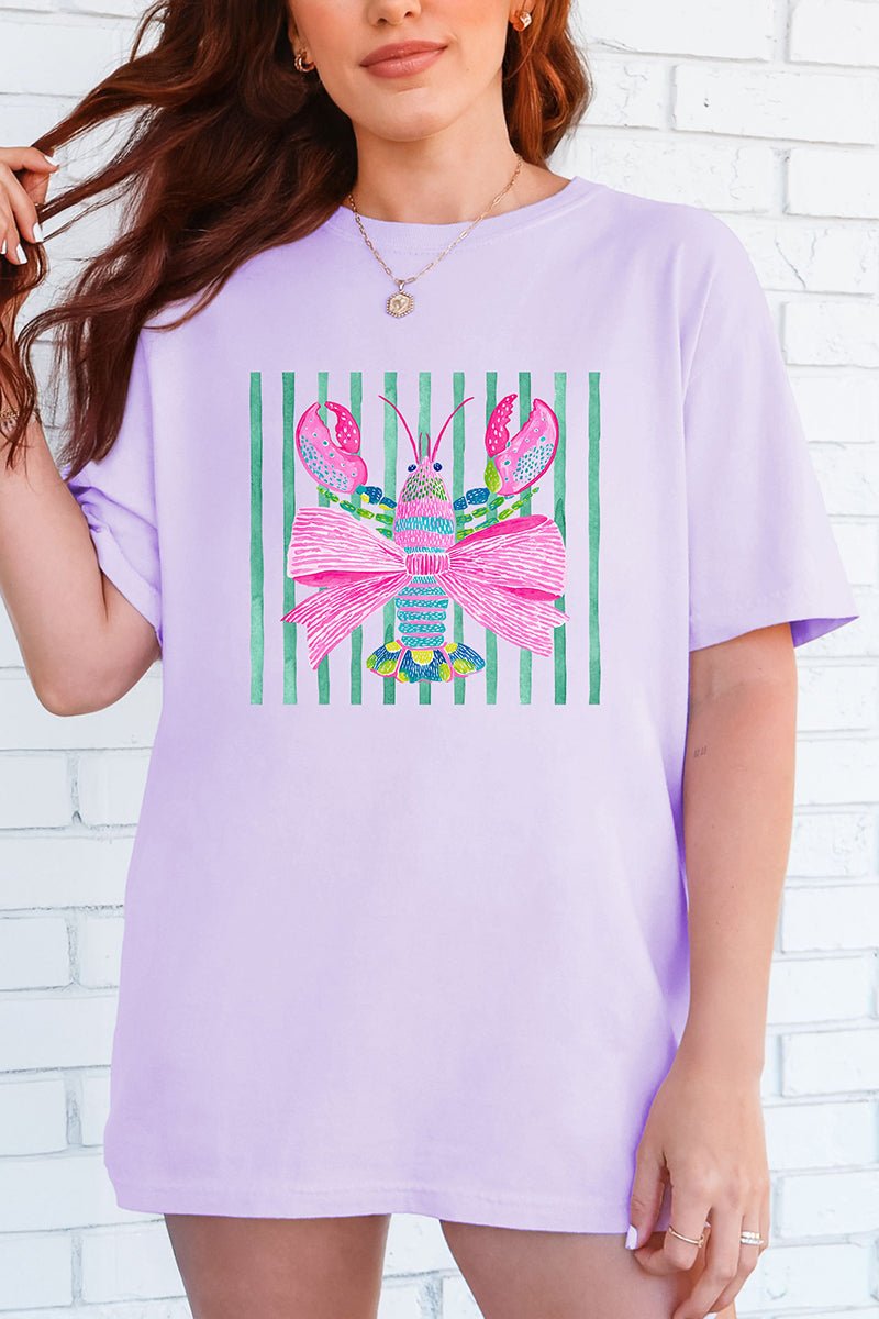 Pink Lobster Club Comfort Colors Adult Ring - Spun Cotton Tee - Wholesale Accessory Market