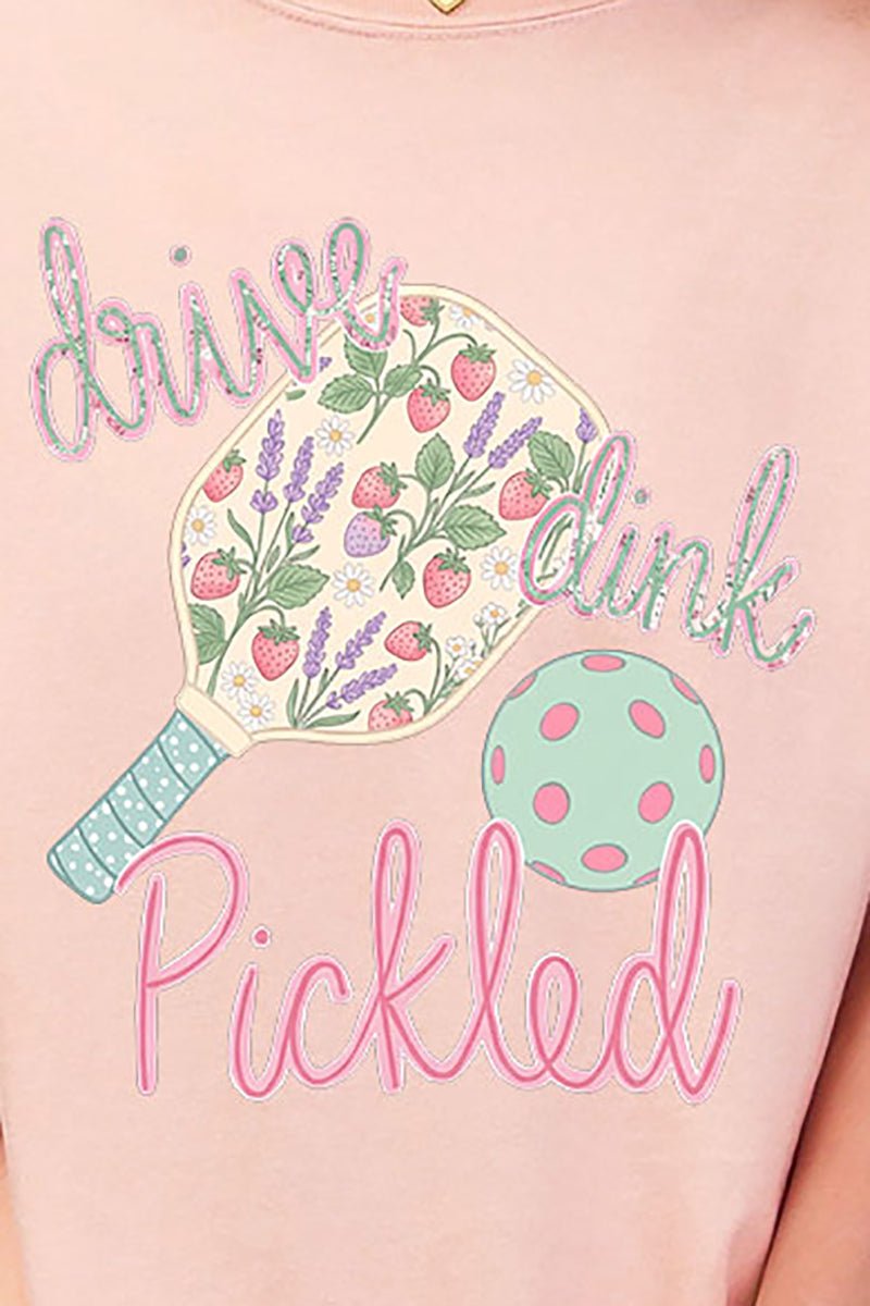 Pretty Drive Dink Pickled Pink Comfort Colors Adult Ring - Spun Cotton Tee - Wholesale Accessory Market