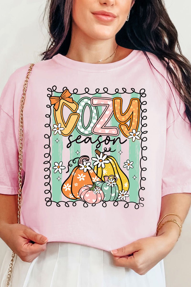 Cozy Season Swirl Comfort Colors Adult Ring - Spun Cotton Tee - Wholesale Accessory Market