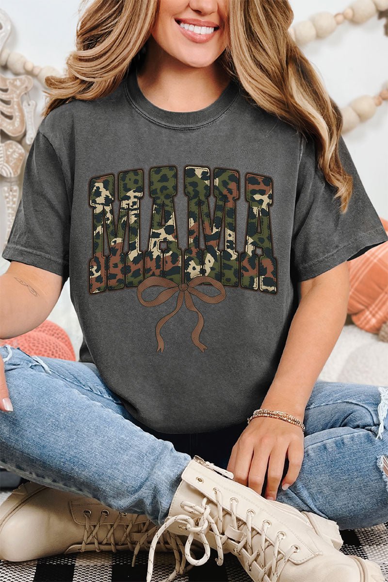 Hunting Mama Ribbon Comfort Colors Adult Ring - Spun Cotton Tee - Wholesale Accessory Market