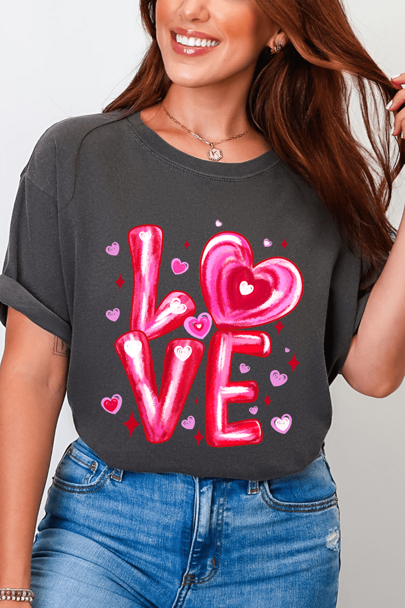 Love In The Air Comfort Colors Adult Ring - Spun Cotton Tee - Wholesale Accessory Market