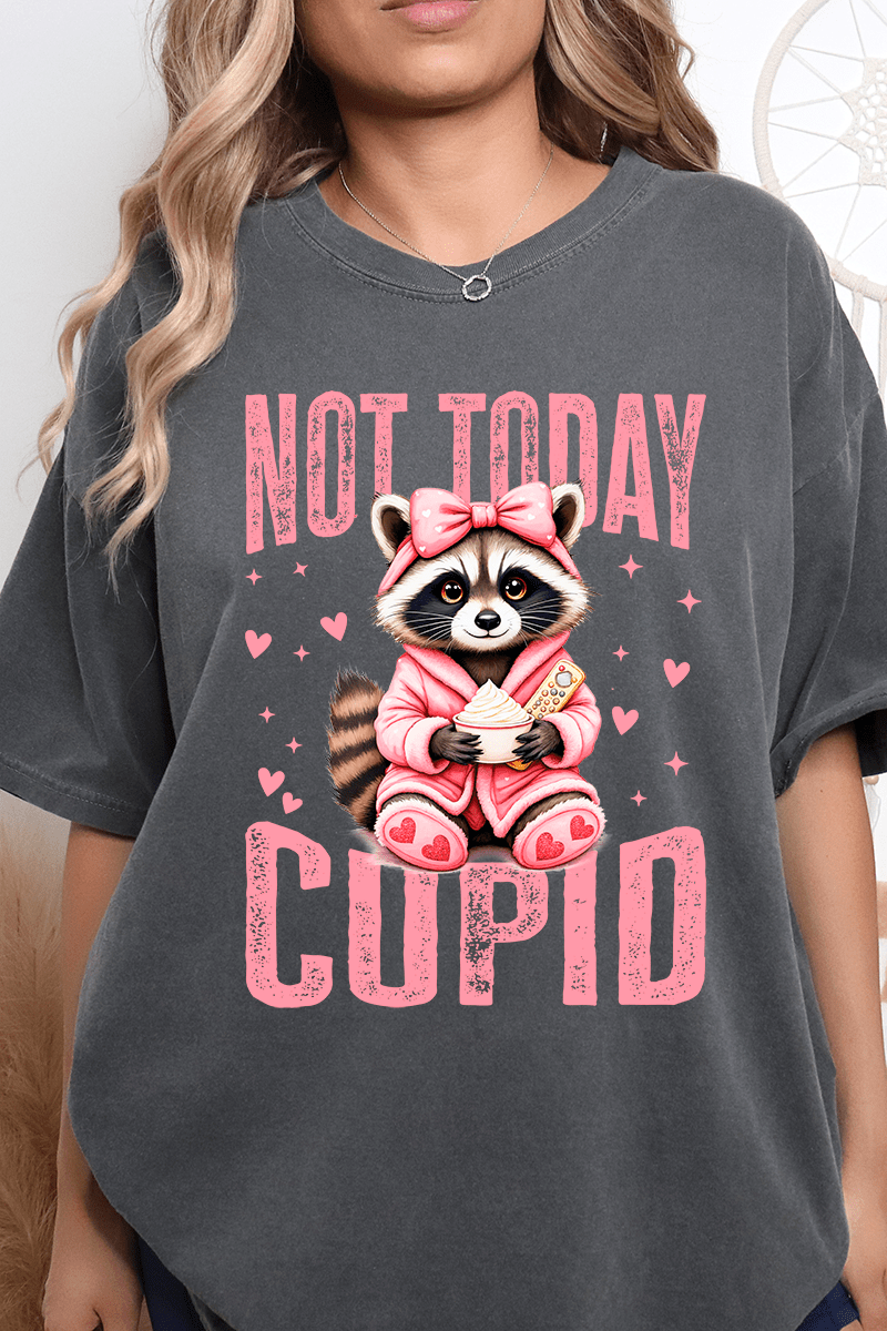 Not Today Cupid Comfort Colors Adult Ring - Spun Cotton Tee - Wholesale Accessory Market