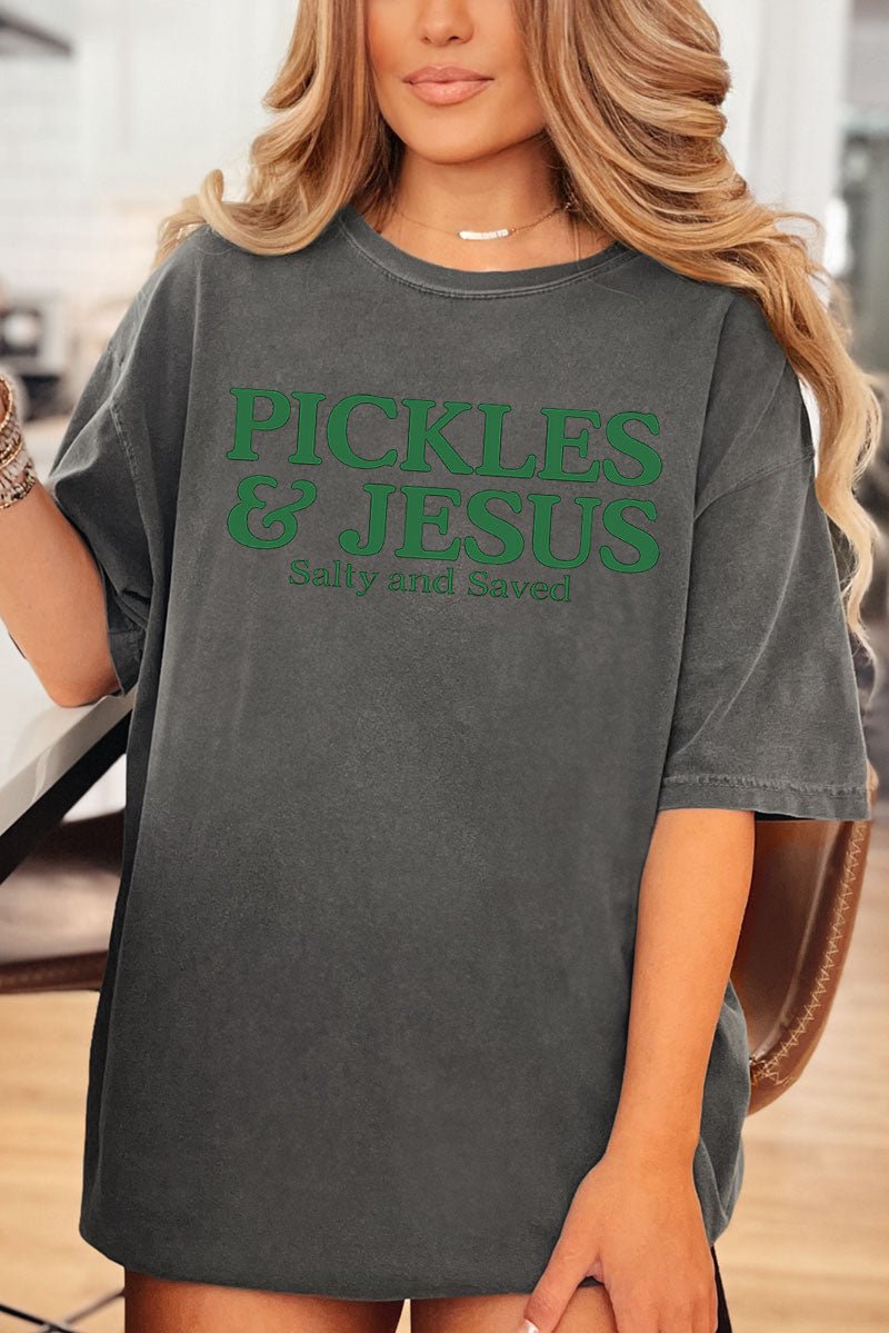 Pickles & Jesus Comfort Colors Adult Ring - Spun Cotton Tee - Wholesale Accessory Market