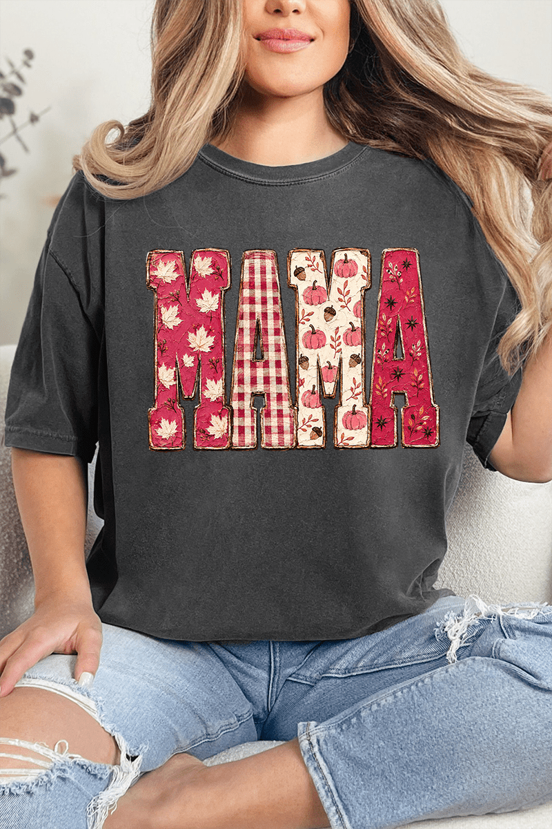 Pink Maplewood Mama Comfort Colors Adult Ring-Spun Cotton Tee - Wholesale Accessory Market