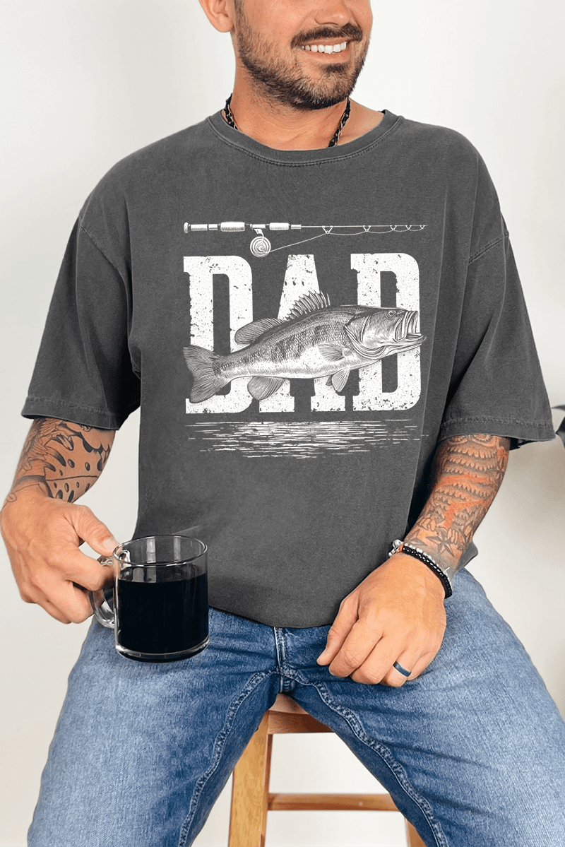 Reel Great Dad Comfort Colors Adult Ring - Spun Cotton Tee - Wholesale Accessory Market