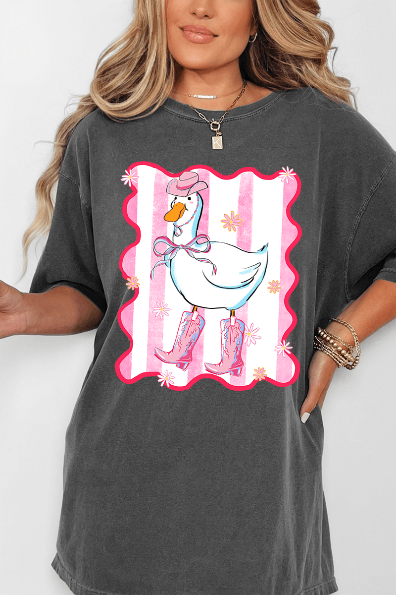 Saddle Up Silly Goose Comfort Colors Adult Ring - Spun Cotton Tee - Wholesale Accessory Market