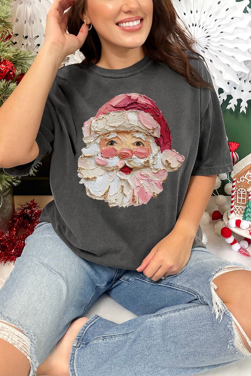 The Painted Santa Comfort Colors Adult Ring - Spun Cotton Tee - Wholesale Accessory Market
