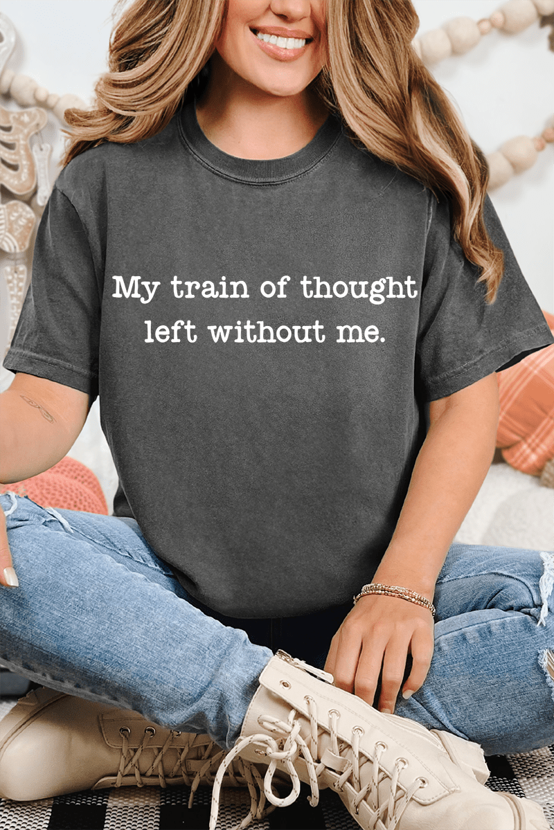 Train Of Thought Comfort Colors Adult Ring-Spun Cotton Tee - Wholesale Accessory Market