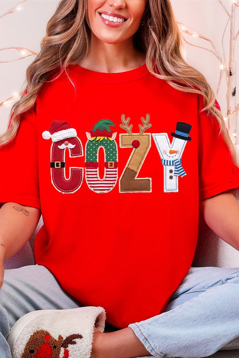 Christmas Characters Cozy Comfort Colors Adult Ring-Spun Cotton Tee - Wholesale Accessory Market