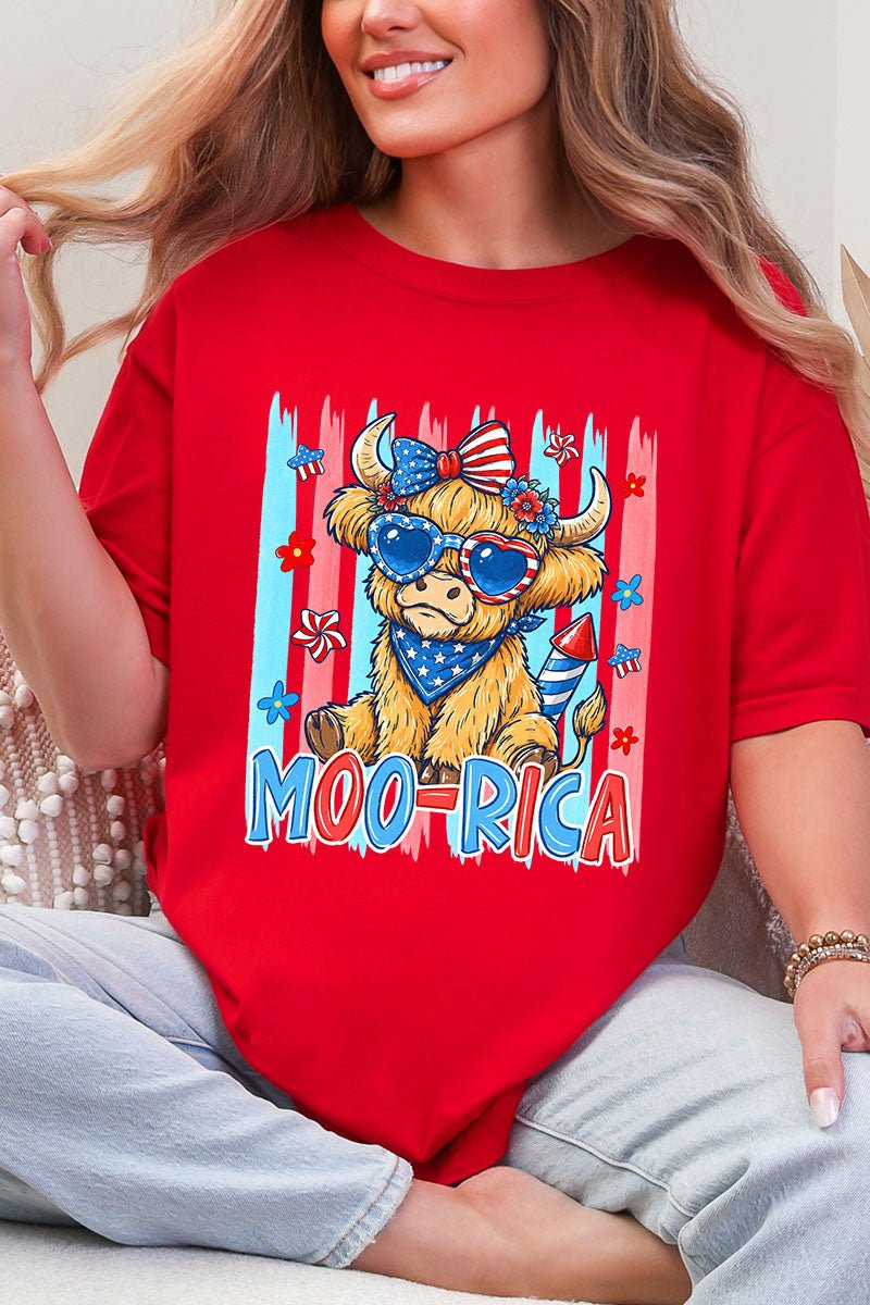 Moo-Rica Comfort Colors Adult Ring-Spun Cotton Tee - Wholesale Accessory Market