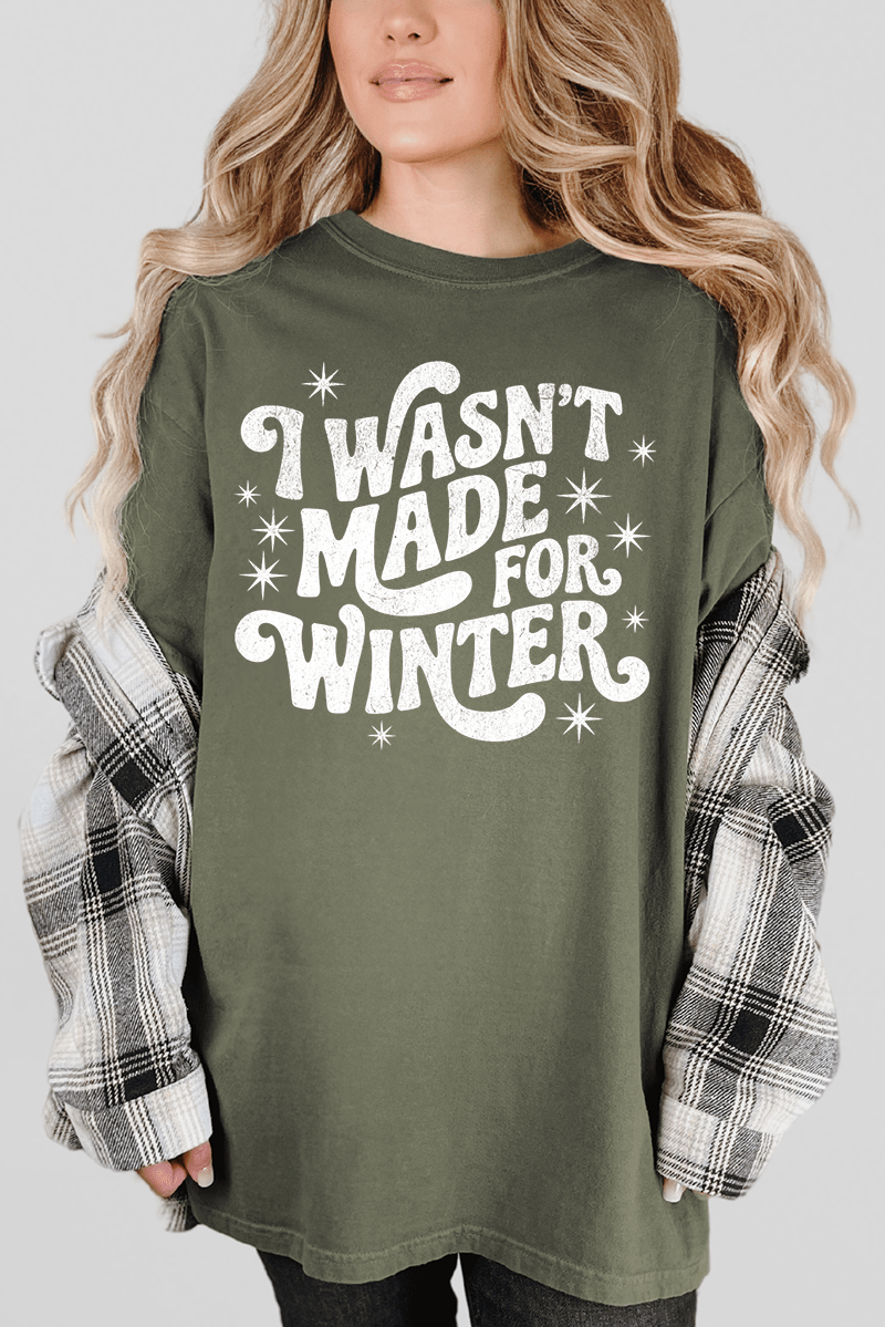 Wasn't Made For Winter Comfort Colors Adult Ring - Spun Cotton Tee - Wholesale Accessory Market