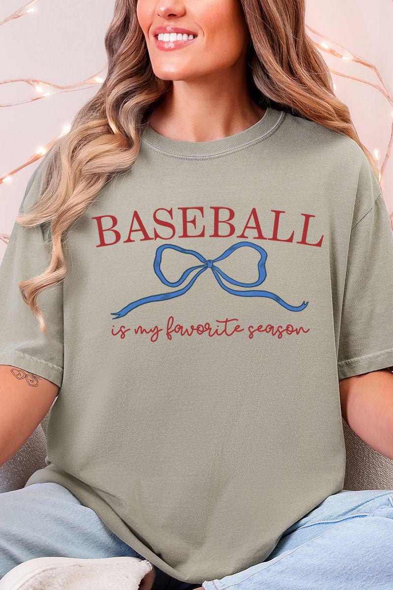 Coquette My Favorite Baseball Comfort Colors Adult Ring - Spun Cotton Tee - Wholesale Accessory Market