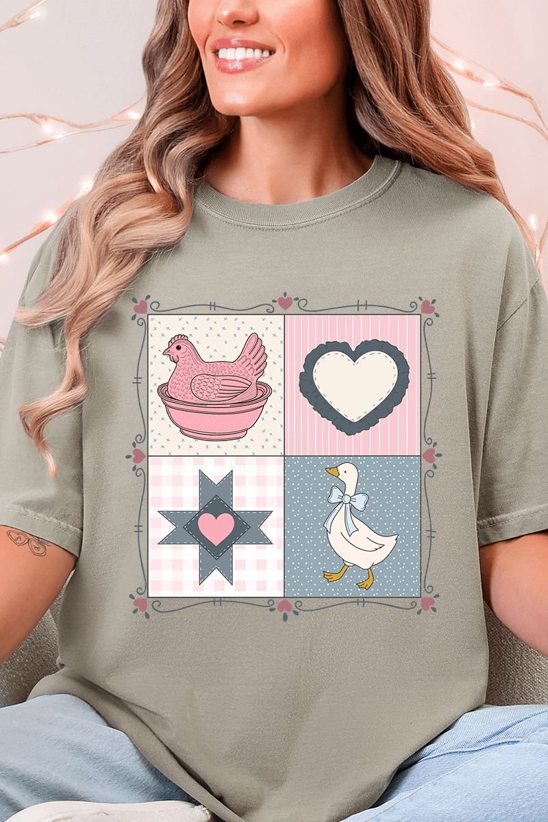 Heartfelt Goose Comfort Colors Adult Ring - Spun Cotton Tee - Wholesale Accessory Market