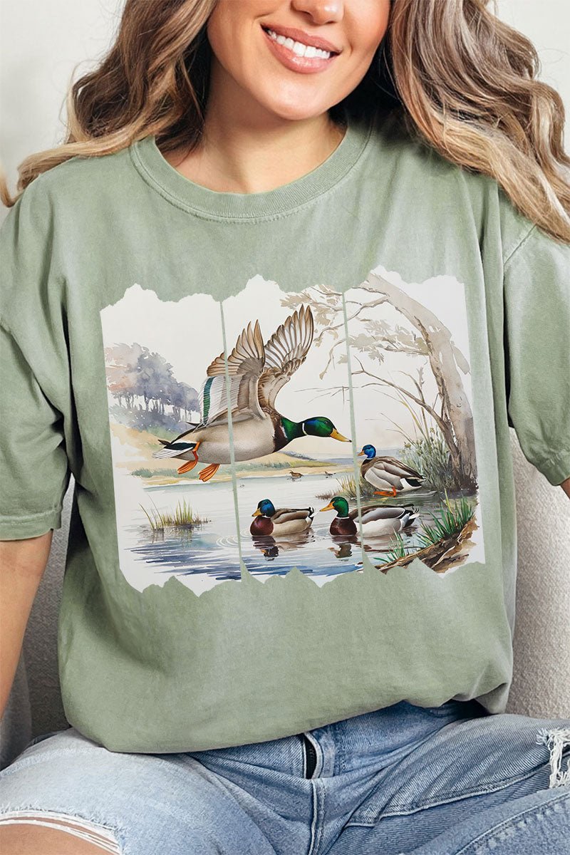 Scenic Mallards Comfort Colors Adult Ring - Spun Cotton Tee - Wholesale Accessory Market