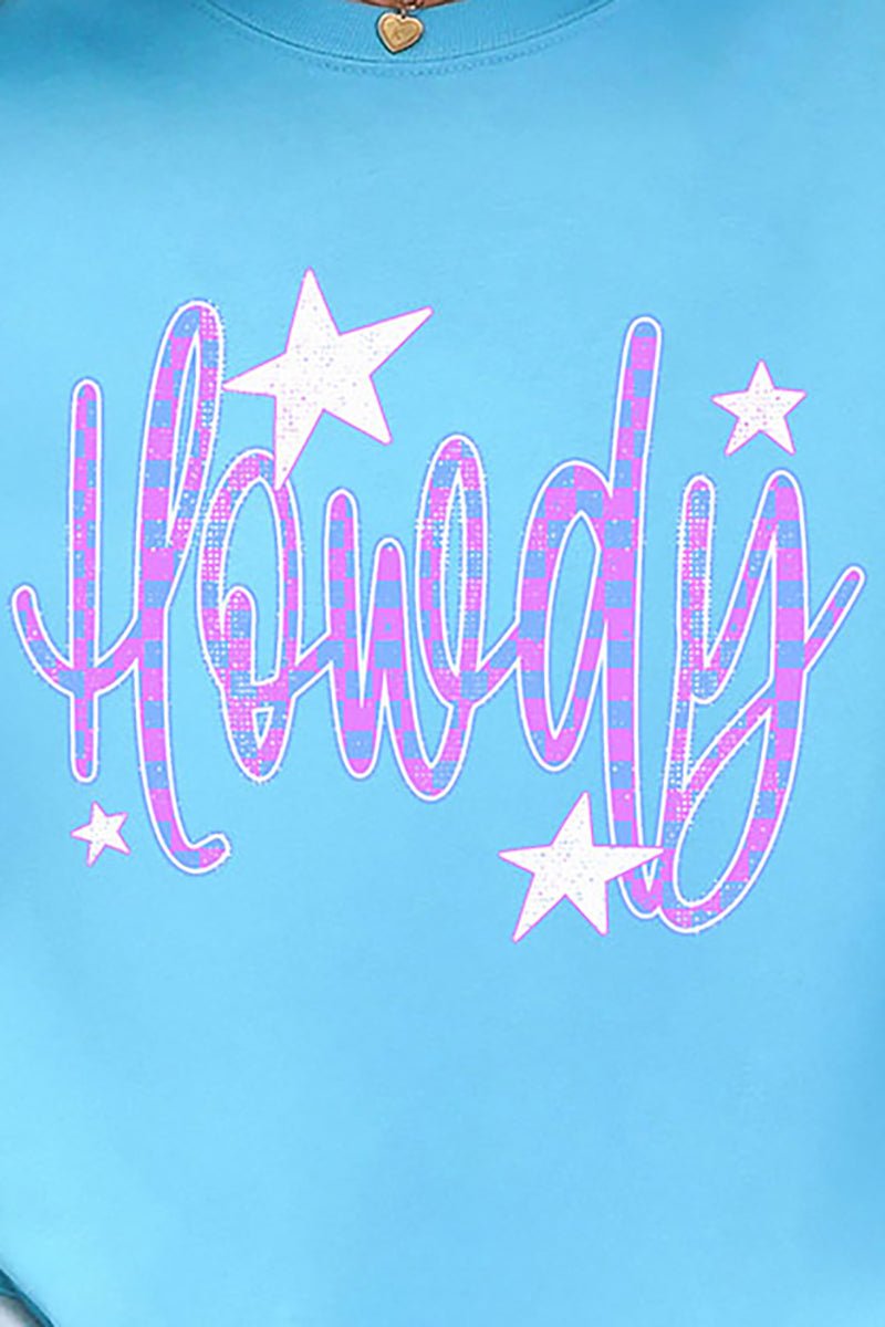Electric Cowgirl Howdy Comfort Colors Adult Ring - Spun Cotton Tee - Wholesale Accessory Market