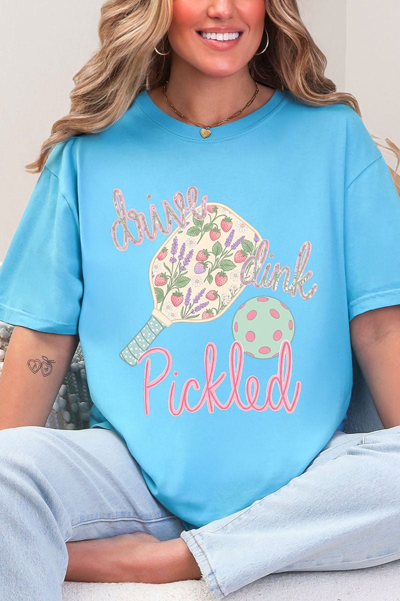 Pretty Drive Dink Pickled Pink Comfort Colors Adult Ring - Spun Cotton Tee - Wholesale Accessory Market