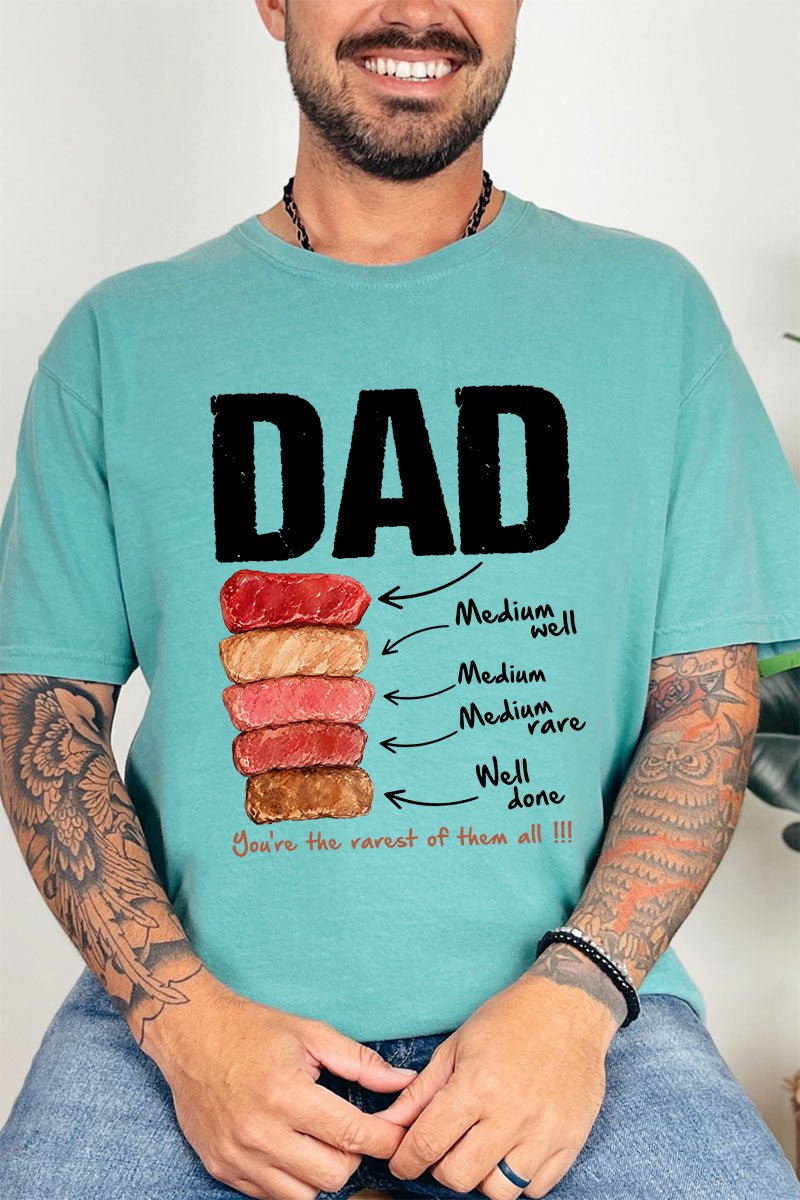 Dad Rarest Of All Comfort Colors Adult Ring - Spun Cotton Tee - Wholesale Accessory Market