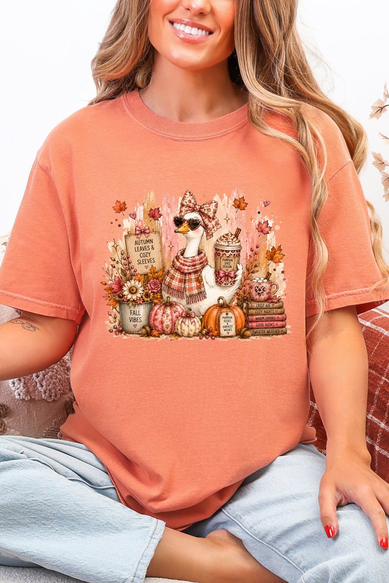 Goose Fall Vibes Comfort Colors Adult Ring-Spun Cotton Tee - Wholesale Accessory Market