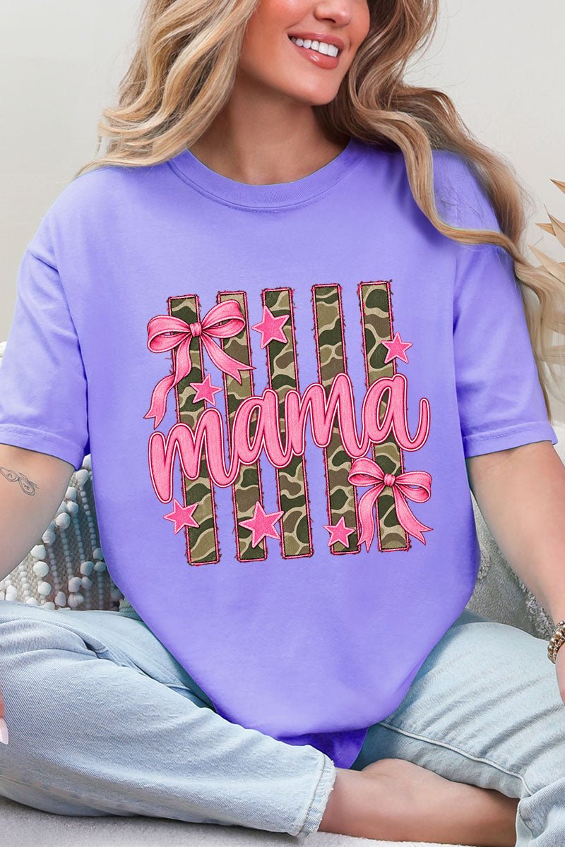 Camo Cutie Mama Comfort Colors Adult Ring-Spun Cotton Tee - Wholesale Accessory Market