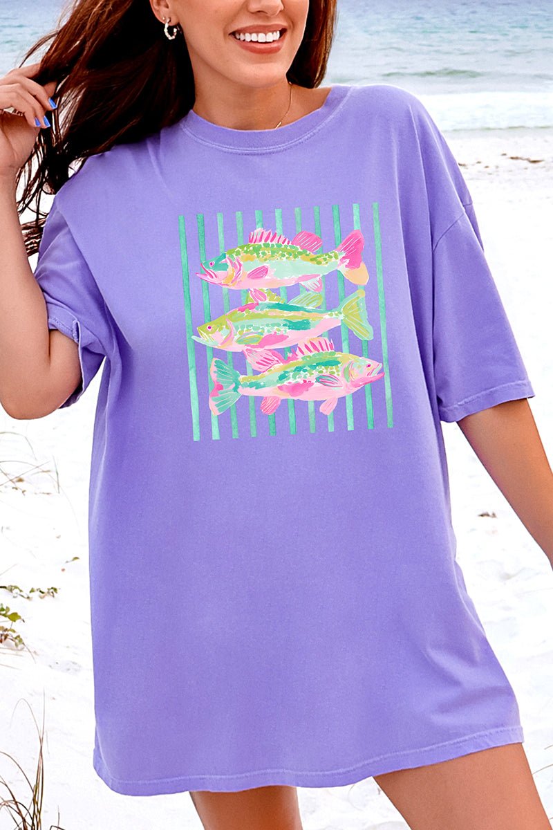 Reel Bright Comfort Colors Adult Ring - Spun Cotton Tee - Wholesale Accessory Market