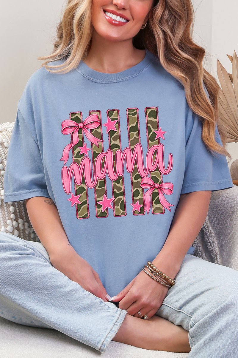 Camo Cutie Mama Comfort Colors Adult Ring-Spun Cotton Tee - Wholesale Accessory Market