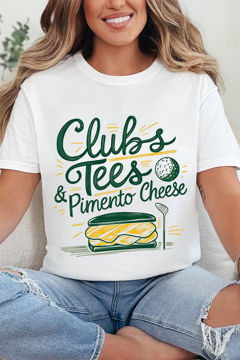 Clubs, Tees & Pimento Cheese Comfort Colors Adult Ring - Spun Cotton Tee - Wholesale Accessory Market