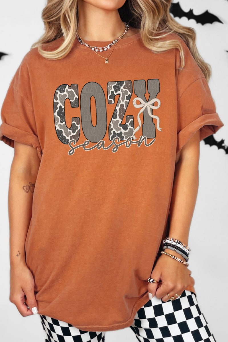 Camo Cozy Season Comfort Colors Adult Ring-Spun Cotton Tee - Wholesale Accessory Market