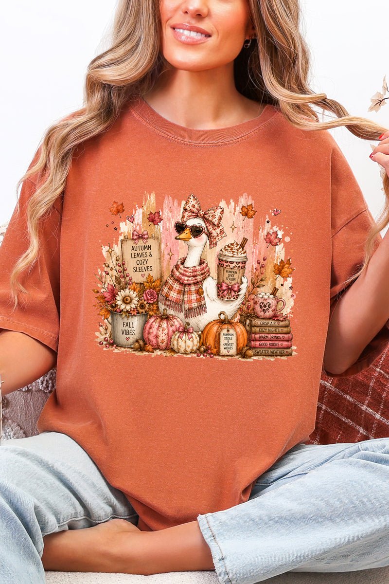 Goose Fall Vibes Comfort Colors Adult Ring-Spun Cotton Tee - Wholesale Accessory Market