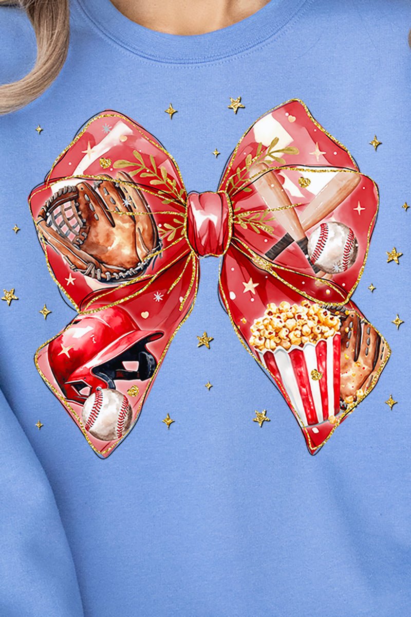 Balling Bow Heavy - weight Crew Sweatshirt - Wholesale Accessory Market