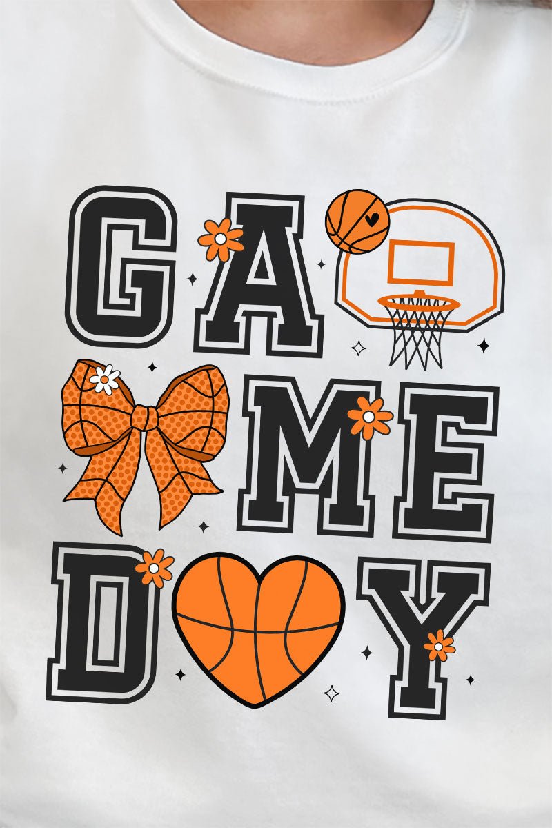 Basketball Game Day Heavy - weight Crew Sweatshirt - Wholesale Accessory Market