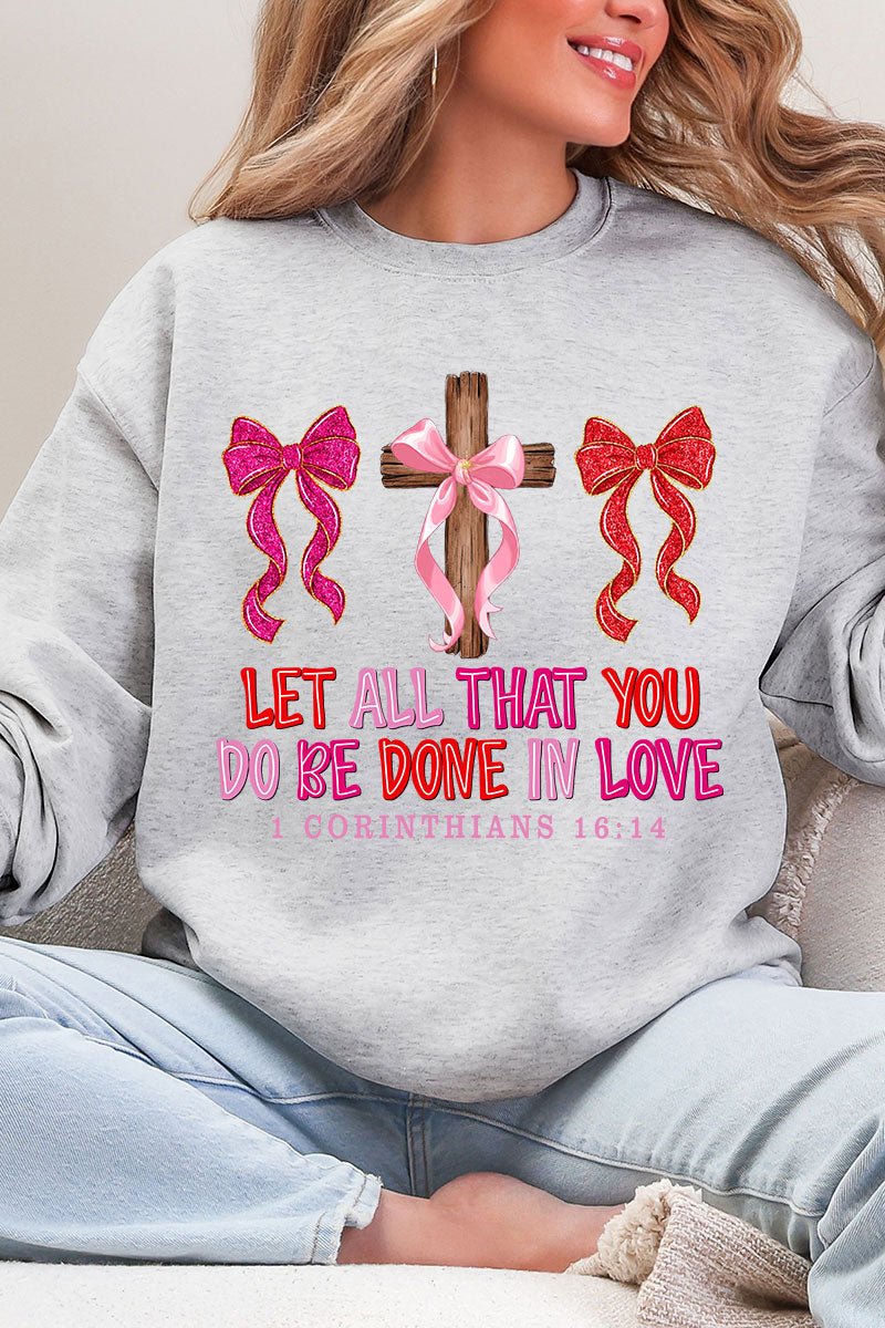 Be Done In Love Heavy Blend Crew Sweatshirt - Wholesale Accessory Market