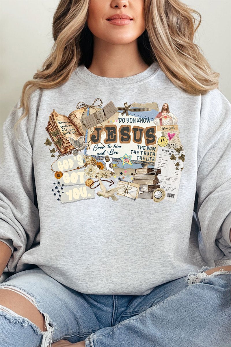 Do You Know Jesus Heavy Blend Crew Sweatshirt - Wholesale Accessory Market