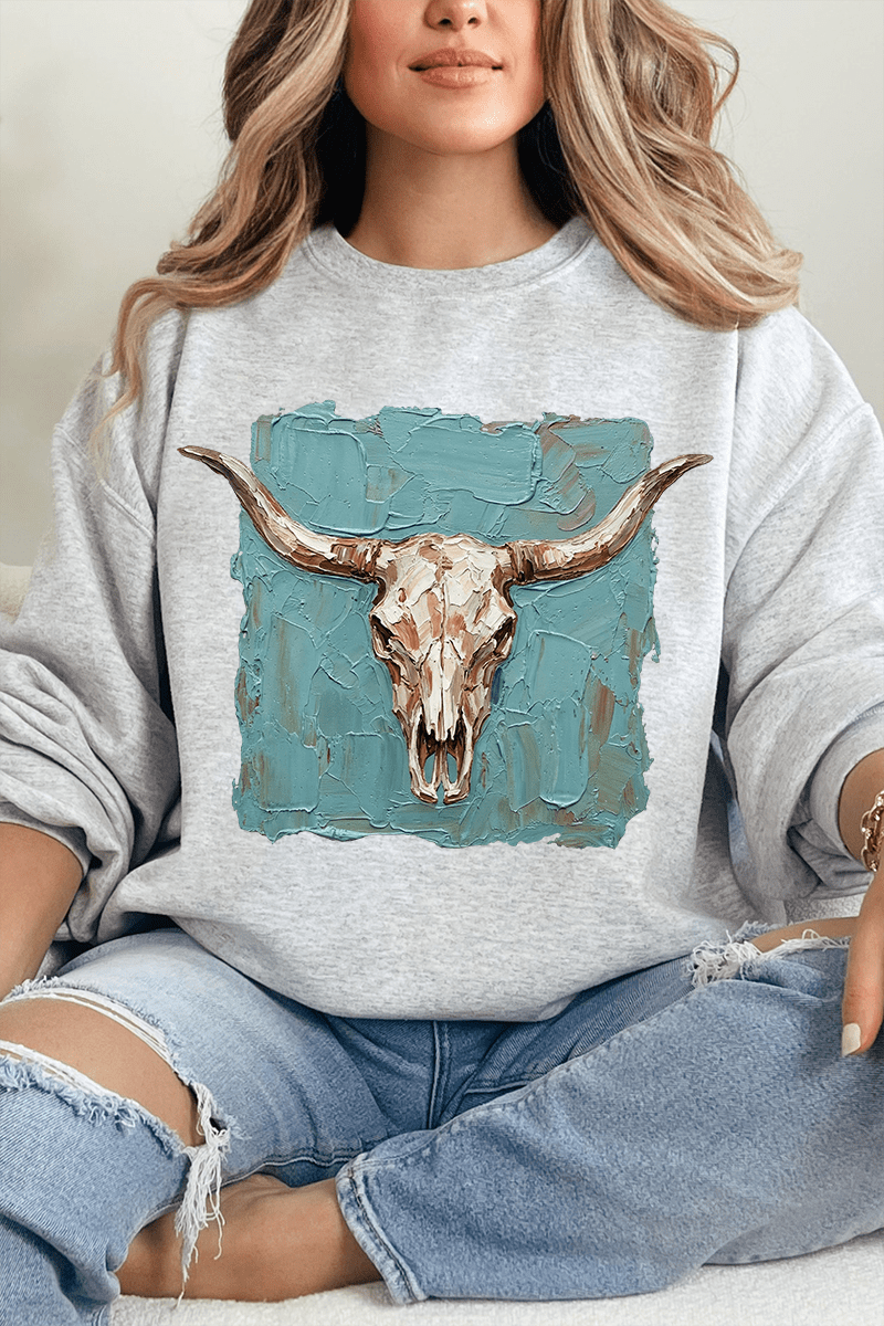 Longhorn Gallery Heavy Blend Crew Sweatshirt - Wholesale Accessory Market