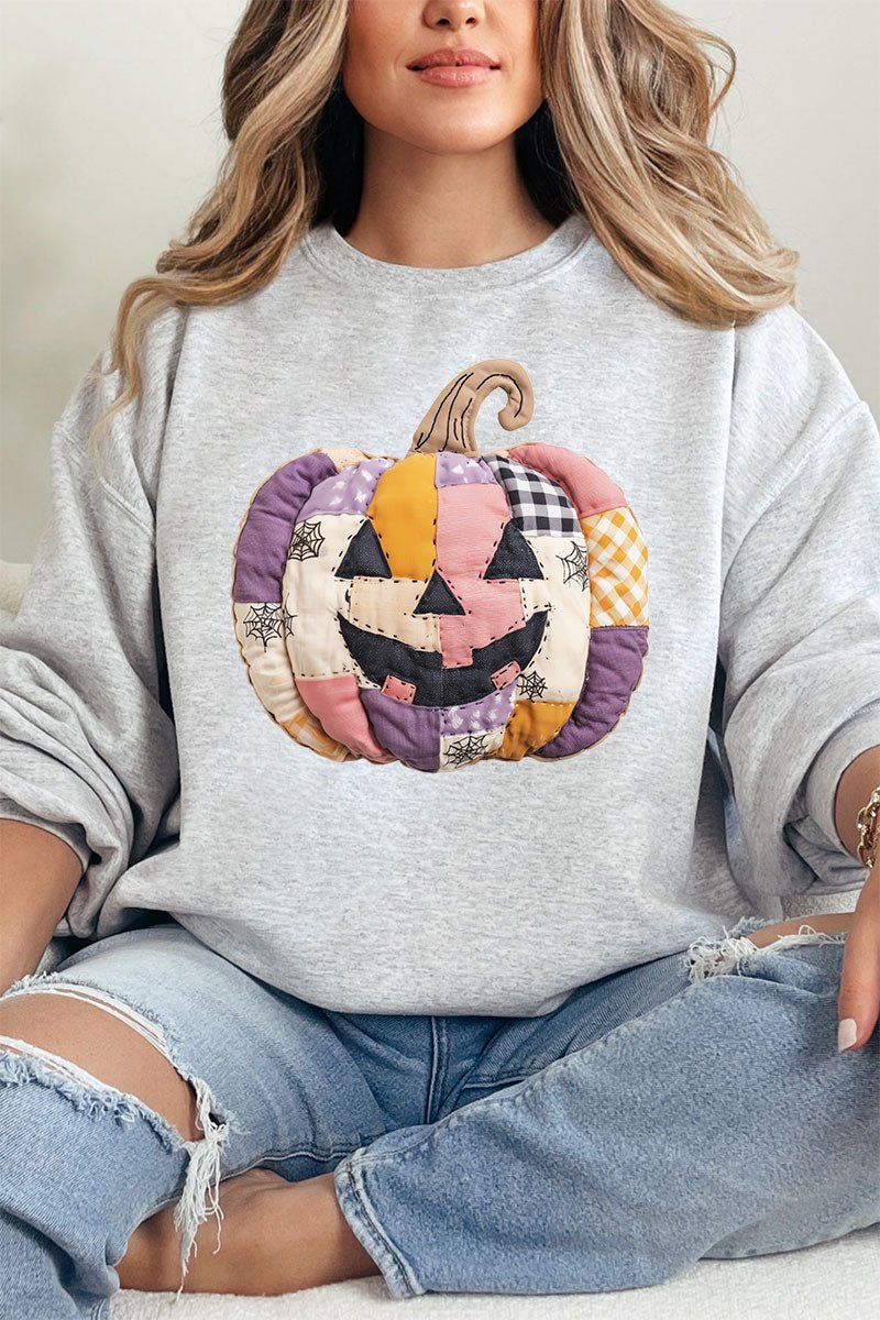 Patch O'Lantern Heavy - weight Crew Sweatshirt - Wholesale Accessory Market
