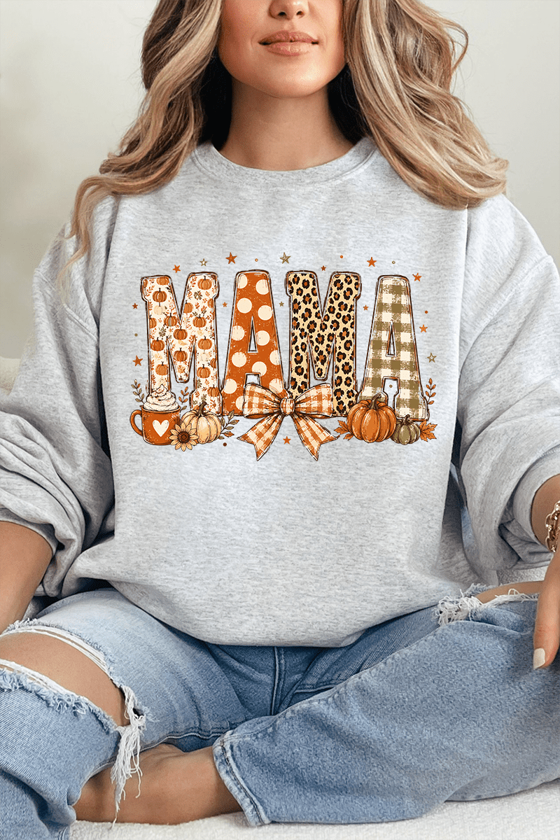Pumpkin Spice Mama Heavy Blend Crew Sweatshirt - Wholesale Accessory Market