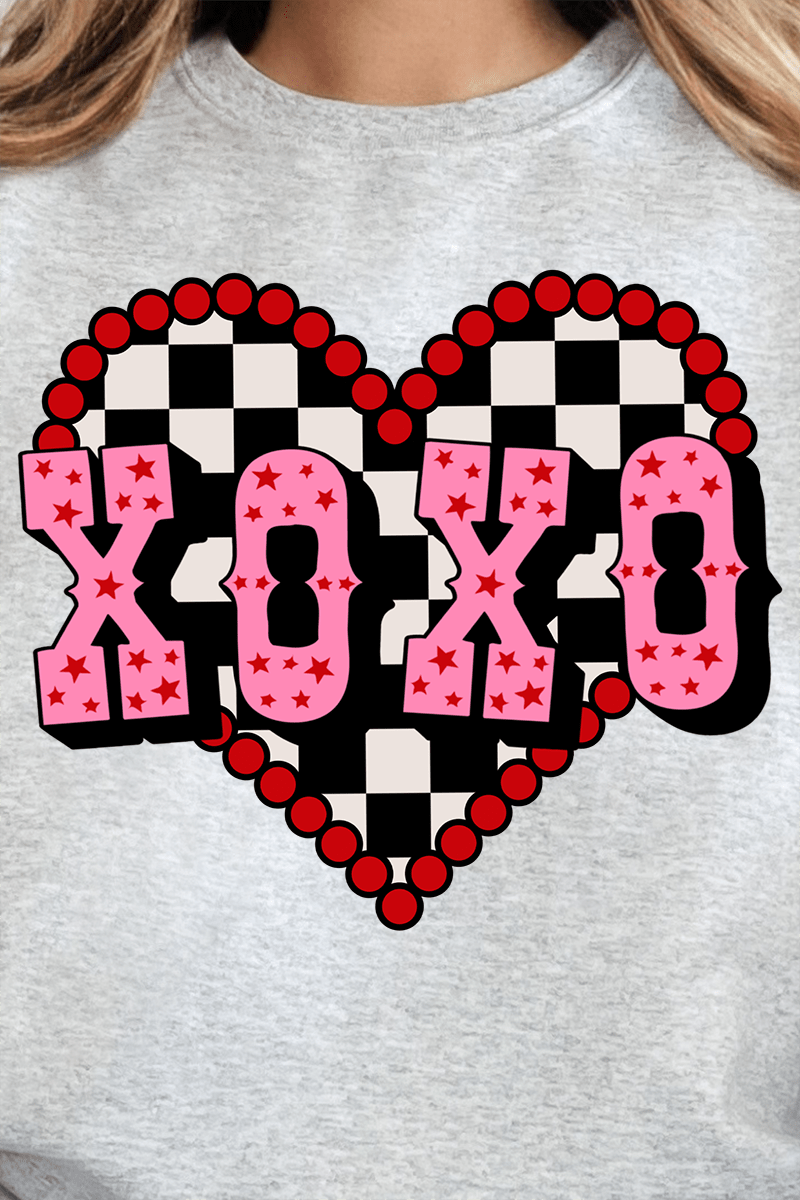 Rockabilly XOXO Heavy Blend Crew Sweatshirt - Wholesale Accessory Market