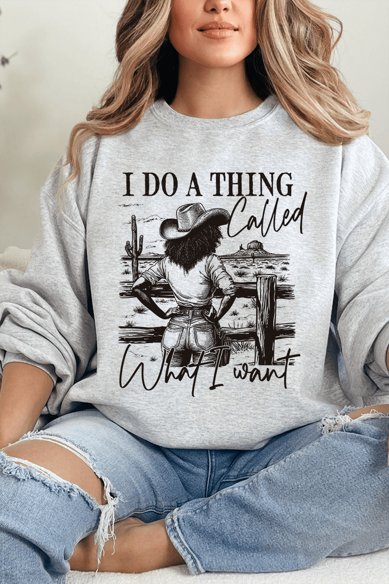 What I Want Heavy Blend Crew Sweatshirt - Wholesale Accessory Market
