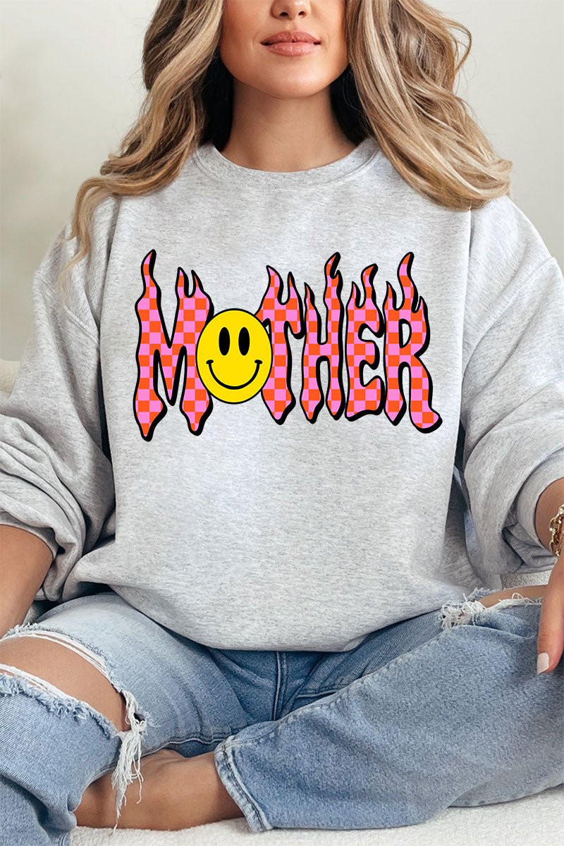 Y2K Mother Heavy - weight Crew Sweatshirt - Wholesale Accessory Market