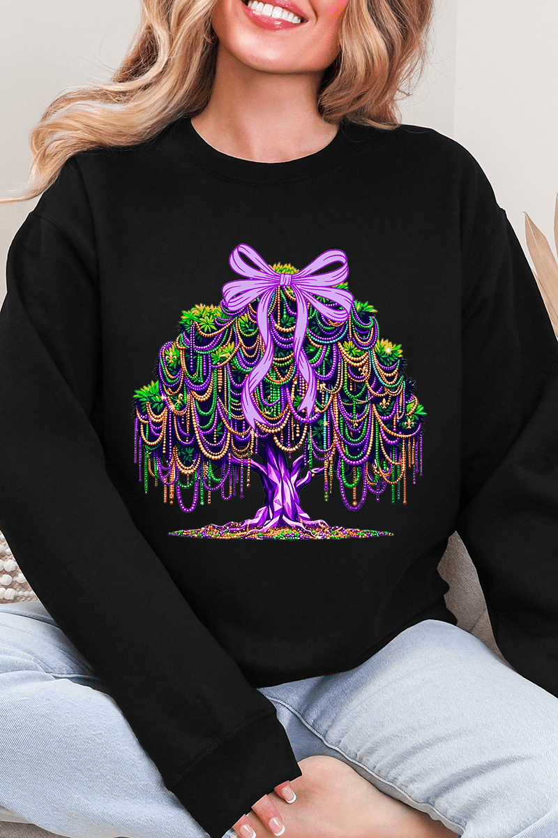 Bayou Bead Tree Heavy Blend Crew Sweatshirt - Wholesale Accessory Market