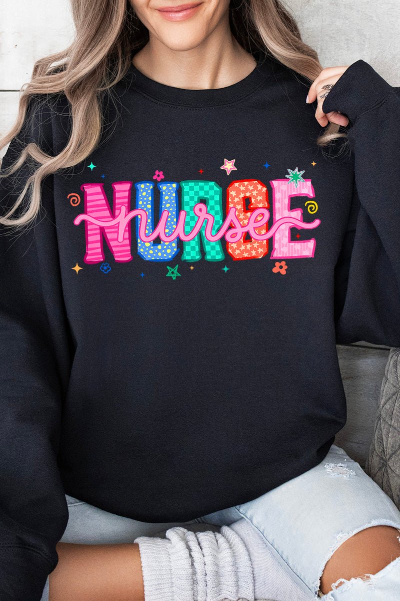 Nurse Energy Heavy Blend Crew Sweatshirt - Wholesale Accessory Market
