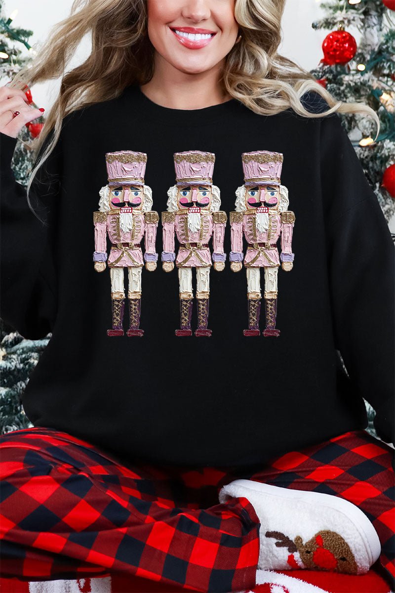 The Painted Nutcrackers Heavy Blend Crew Sweatshirt - Wholesale Accessory Market