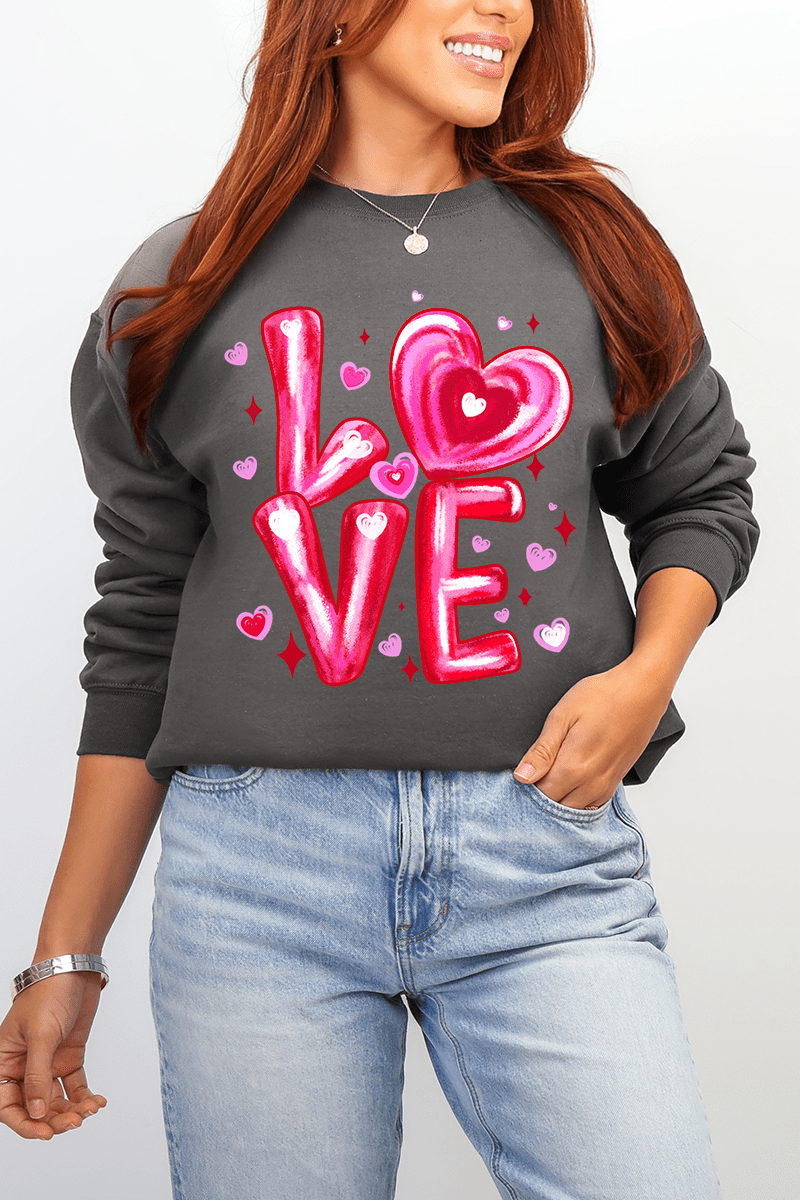Love In The Air Heavy Blend Crew Sweatshirt - Wholesale Accessory Market