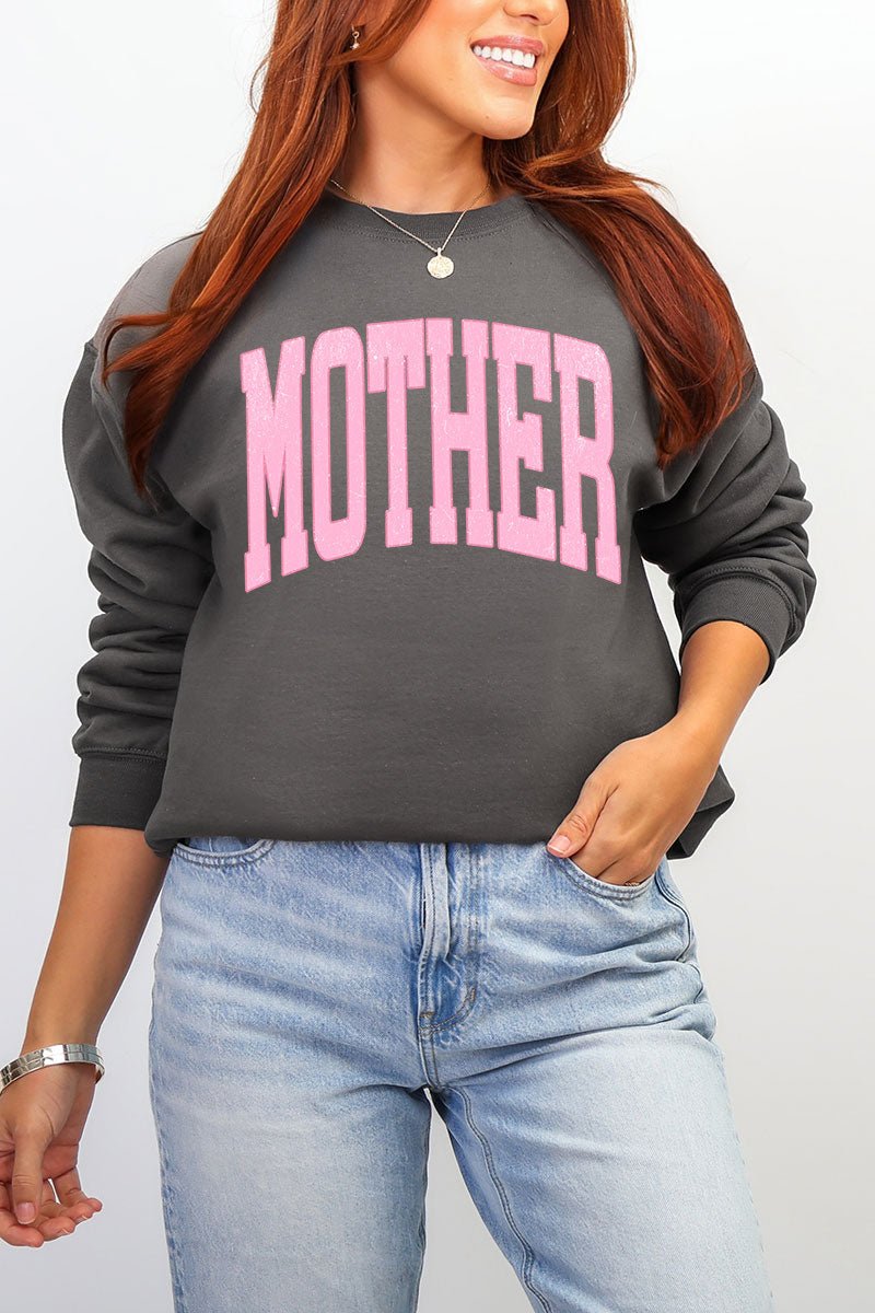 Pretty In Pink Mother Heavy Blend Crew Sweatshirt - Wholesale Accessory Market