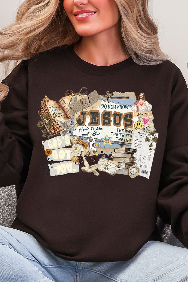 Do You Know Jesus Heavy Blend Crew Sweatshirt - Wholesale Accessory Market